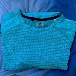 Neon blue t shirt